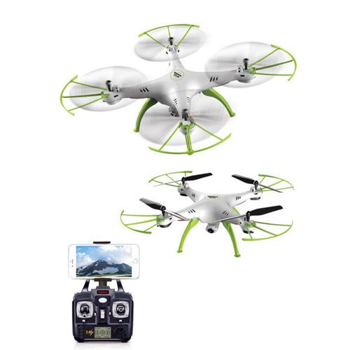 X5hw Wifi Fpv 2.4g Rc Quadcopter Drone 6 Axis 4ch Ufo Camra Hd Blanc