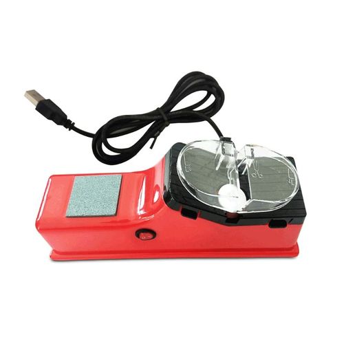 X7ab ? Affteur De Couteaux lectrique Automatique, Aiguisoir De Cuisine Professionnel Usb Rotatif En Pierre, Aiguisage Facile Et Rapide Des Ciseaux  La Maison