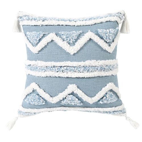 X7ab ? Housse De Coussin Bohme En Macram, Taie D'oreiller Longue  Franges Textures