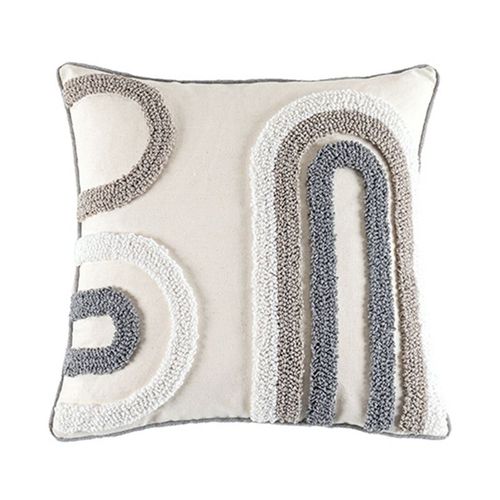 X7ab ? Housse De Coussin En Macram, Taie D'oreiller Moderne, Style Nordique, Boho Chic, Motif Gomtrique Irrgulier, Housse De Coussin Dcorative