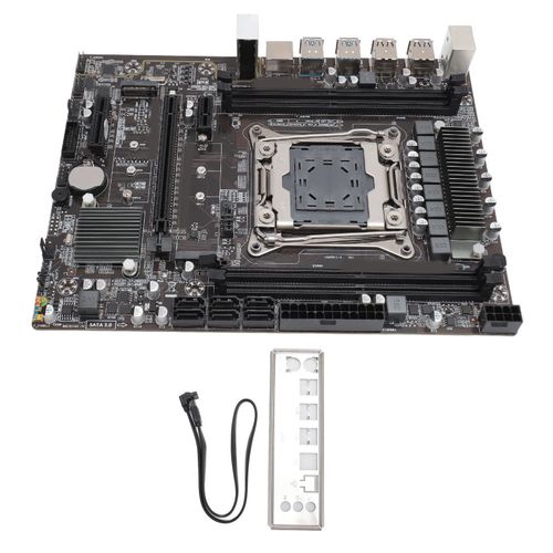 X99 carte mère double canal DDR4 8 phases alimentation puce intégrée LGA 2011 3 carte mère d'ordinateur pour ordinateur de bureau