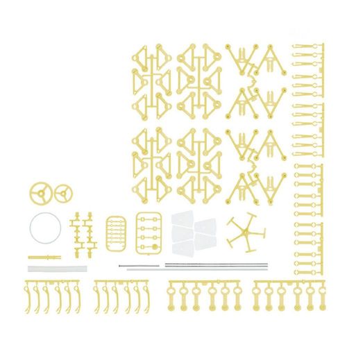 Xeme 1pc Vent Power Beast Bionic Invention Bricolage Petit Jouet Manuel Robot Puzzle Science Exprience Manuel