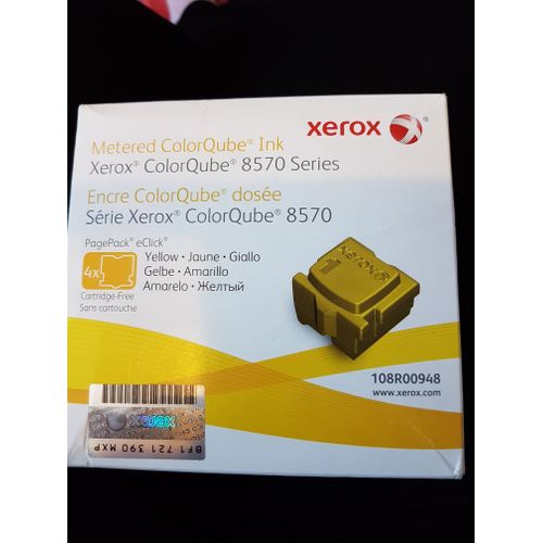 Xrox - 4 - Jaune - Encre Colorqube Dose (Metered Coloqube Ink)