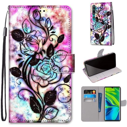 Xiaomi Mi Note 10/Mi Note 10 Pro Coque Mi Cc9 Pro Coque Modle 04 Etui  Rabat En Cuir Pu Portefeuille Housse Avec Fonction De Support Pour Xiaomi Mi Note 10/Mi Note 10 Pro/Mi Cc9 Pro