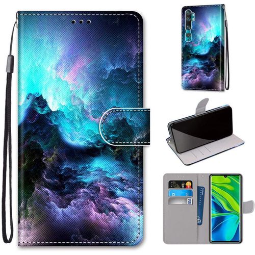Xiaomi Mi Note 10/Mi Note 10 Pro Coque Mi Cc9 Pro Coque Modle 05 Etui  Rabat En Cuir Pu Portefeuille Housse Avec Fonction De Support Pour Xiaomi Mi Note 10/Mi Note 10 Pro/Mi Cc9 Pro