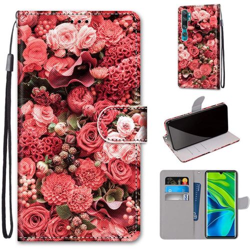 Xiaomi Mi Note 10/Mi Note 10 Pro Coque Mi Cc9 Pro Coque Modle 11 Etui  Rabat En Cuir Pu Portefeuille Housse Avec Fonction De Support Pour Xiaomi Mi Note 10/Mi Note 10 Pro/Mi Cc9 Pro