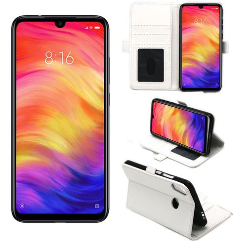 Xiaomi Redmi Note 7 / Note 7 Pro Etui Noir Protection Portefeuille  Rabat Avec Porte Cartes - Housse Redmi Note 7 Folio Coque Silicone Antichoc Smartphone 2019 - Accessoires Pochette Case