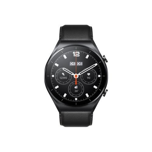 Xiaomi Watch S1 - 46 Mm - Noir - Montre Connecte Avec Bracelet - Cuir - Noir - Affichage 1.43