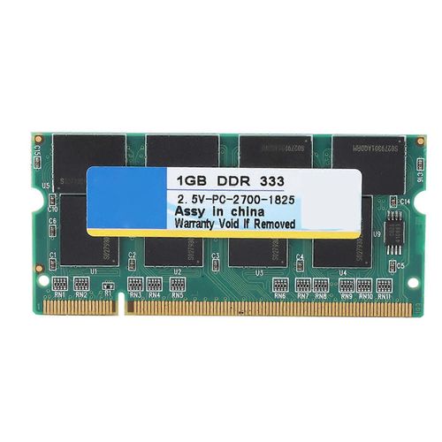 Xiede 1G 333MHz Laptop RAM pour ordinateur portable DDR PC-2700 Compatibilit totale pour Intel / AMD