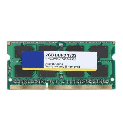 XIEDE DDR3 RAM Puissant Stable Performance Rponse rapide Durable Dissipation Thermique Portable Dissipation Portable Mmoire1333Mhz 2GB