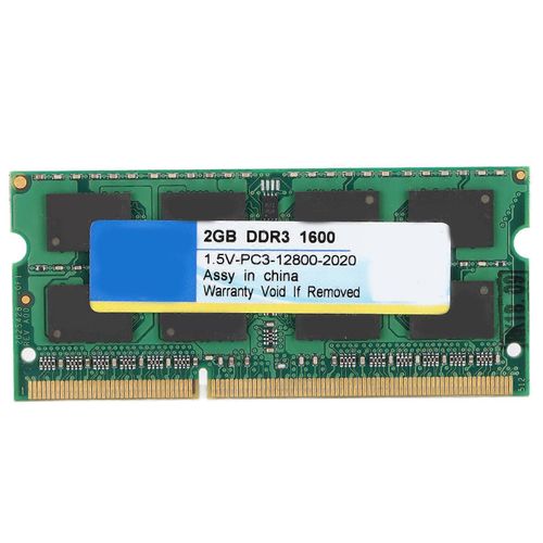 XIEDE DDR3 RAM Puissant Stable Performance Rponse rapide Durable Dissipation Thermique Rapide Portable Mmoire Portable1600Mhz 2GB