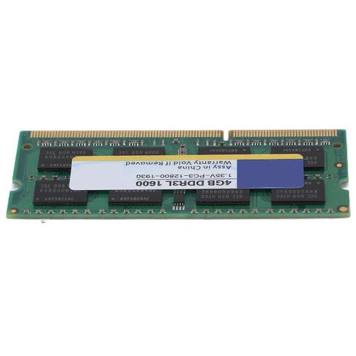 Xiede DDR3L RAM Portable Rsistance  l'usure Anti-corrosion Dissipation thermique Ordinateur portable RAM1600Mhz 4GB