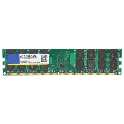 Xiede Module de Barre de Mmoire dOrdinateur de Bureau DDR2 4 Go 800Mhz PC2 ?6400 1.8V pour AMD 2me Gnration de Stockage