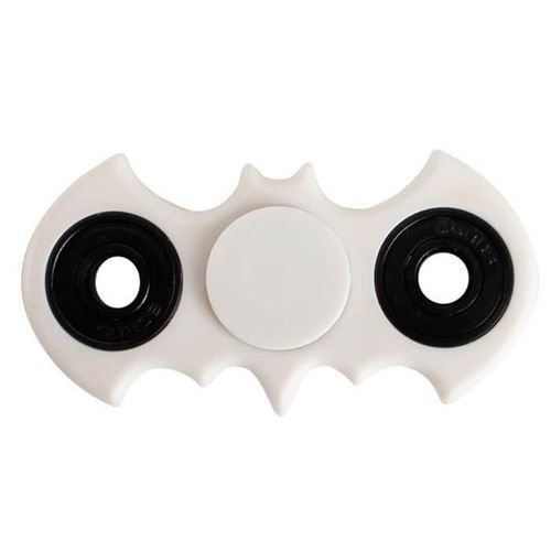 Xinday Main Spinner Cube Batman Fidget Spinner En Plastique Edc Tri-Spinner Fidget Jouet Adultes Se Concentrer Anti Stress Cadeaux Blanc