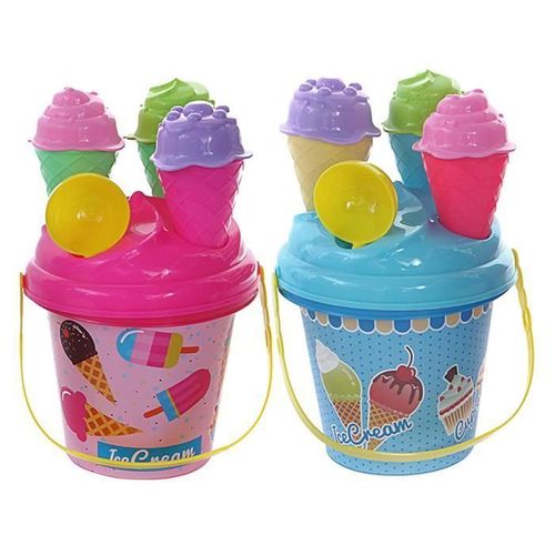 Xm 6 Pcs / Ensemble Modles De Sable Crme Glace Seau Ensemble Jouets Jouet Pour Beach Parties Enfants Bambins Jeu D'Adresse