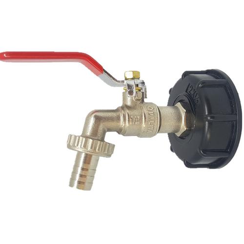 Xm S60x6 1/2 Pouce Rservoir D'eau Robinet Adaptateur De Carburant Avec Connecteur De Tuyau Huile Fin Dbit Fil Ibc Jardin Laiton Assembl