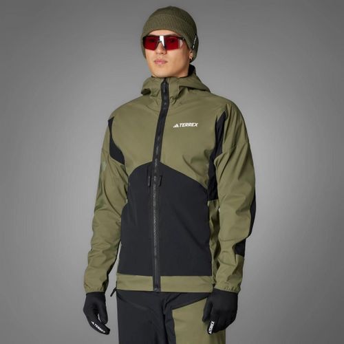 Veste Soft Shell Terrex Techrock Adidas - Olive Strata / Black - Xs