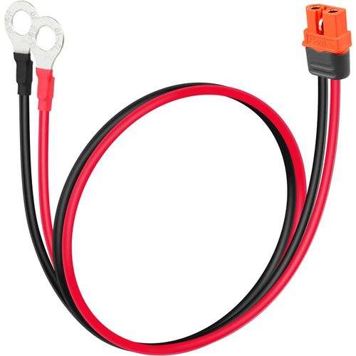 Xt60i - F Vers O - Terminal Cble D'alimentation 12awg Avec Broche De Signal Xt60i - F Femelle Vers O - Terminal Pour quilibrer Chargeur, Drone, Batterie Au Lithium, Etc. (2ft) (0.6m)