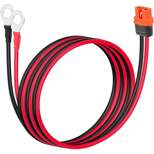 Xt60i - F Vers O - Terminal Cble D'alimentation 12awg Avec Broche De Signal Xt60i - F Femelle Vers O - Terminal Pour quilibrer Chargeur, Drone, Batterie Au Lithium, Etc. (2ft) (1.5m)
