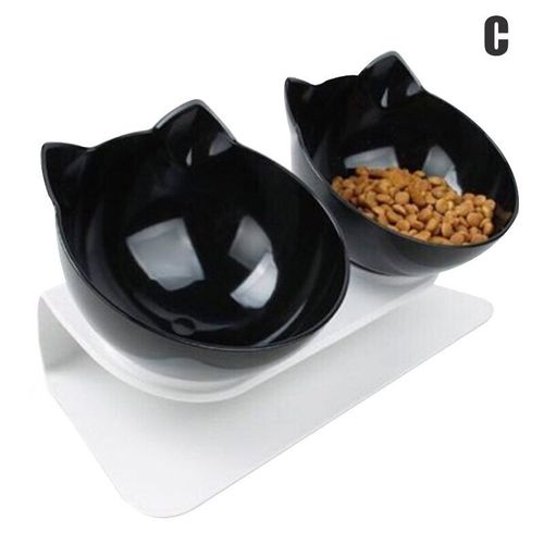Xue Bols Chat Mignon Double Nourriture Avec Support Bols D'alimentation Pour Animaux De Compagnie Bols Pour Chiens cologiques Distributeur D'eau