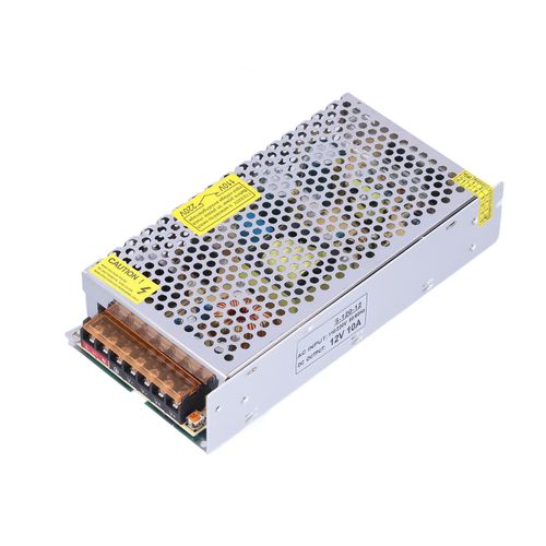 Xyong Alimentation A Decoupage S-120-12, Transformateur 12 V Cc, Entree 110 V/220 V, Sortie 12 V 10 A, Pour Bande Lumineuse Led Et Camera De Videosurveillance