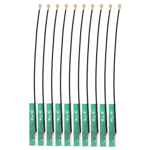 XYONG Antenne WiFi integree 2,4 GHz 5,8 GHz double bande 3 dBi IPEX, 10 pieces, pour la surveillance sans fil