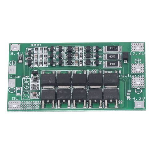 Xyong Carte De Protection De Batterie, Module De Charge Et De Decharge Equilibre 3s 60a 12,6v Bms Pour Batterie Au Lithium