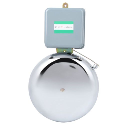 Xyong Cloche Electrique 8 Pouces, Gache Externe En Acier Inoxydable, Sans Etincelles, Pour Alarme Scolaire, Ac220v