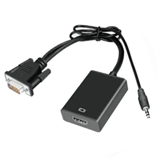 XYONG Convertisseur d'interface multimedia VGA vers HD, adaptateur de signal audio analogique vers numerique alimente par USB DC5V