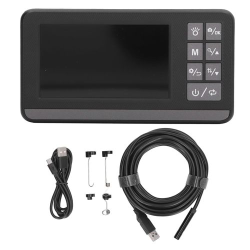 Xyong Endoscope 4,3 Pouces Hd 1080p, Objectif Unique, Camera Etanche Ip67, Avec 8 Led, 3 M
