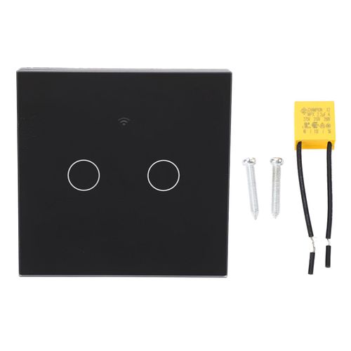 Xyong Interrupteur A Distance 2 Voies Wi-Fi Ac 80-260 V 10 A, Commande Tactile, Relais Temporise