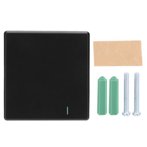 Xyong Interrupteur A Telecommande Sans Fil Noir A Ouverture Simple Pour Le Controle Des Lumieres Led Domestiques Tdl9987-1