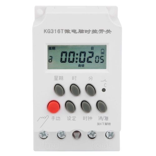 Xyong Interrupteur De Commande De Minuterie Pour Micro-Ordinateur Kg316t, Controleur De Temporisation Numerique Programmable 220 V