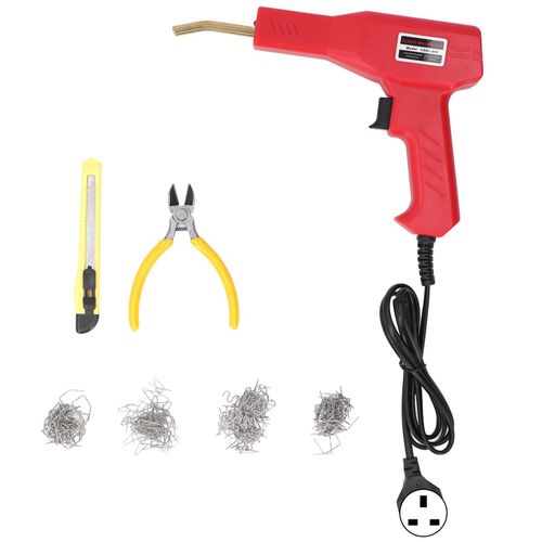 Xyong Machine A Souder Plastique 50 W, Agrafeuse A Chaud Portative, Pistolet De Soudage, Kit De Reparation De Pare-Chocs Automobile, Prise Britannique 220 V