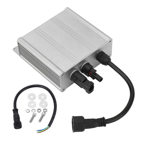 Xyong Micro-Onduleur Solaire Raccorde Au Reseau Mppt, Onde Sinusoidale Pure, Controleur De Charge Pv Etanche 120 V Ac 230 V, Identification Automatique 120 W