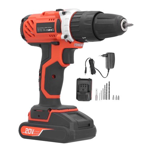 Xyong Perceuse-Visseuse Portative Au Lithium Fixman, Outils Electriques Sans Fil 18 V R7002, Prise Ue Ac100-240 V, 1 Batterie + 1 Chargeur