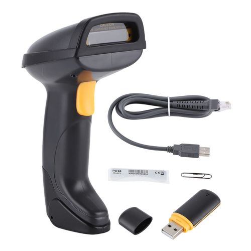 XYONG Scanner de codes-barres laser 2,4 GHz SC-830G, lecteur de codes unidimensionnels sans fil portable, interface micro USB