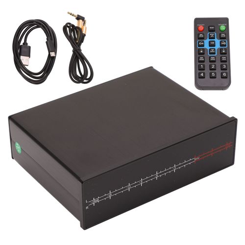 XYONG Sonometre a LED double canal, analyseur de spectre audio PPM VU avec telecommande DC 5 V 1 A