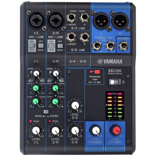 Yamaha MG06 table de mixage 6 canaux