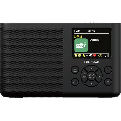 YEMAESRE Cr-M33Dab-B Radio Portable Dab+ Avec Bluetooth,Batterie Li-Ion Intgre Et cran Couleur De 6,1 Cm,Port De Charge Usb-C,Sortie Casque(Stro),Noire