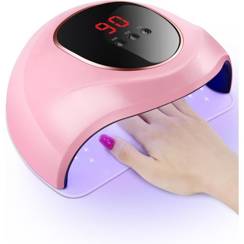 Yemaesre-Lampe Uv Sche Ongles,24w Led Schoirs  Ongles Professionnel Automatique 3 Minuteries 30/60/99s Avec Capteur Automatique Et cran Lcd Base Dmontable 30 Leds Pour Vernis Semi Permanent Gel,