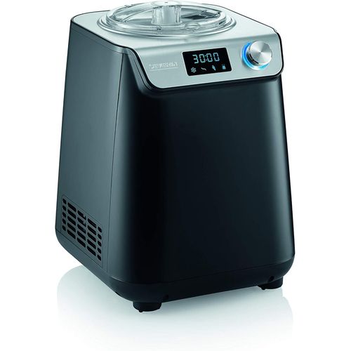 Yemaesre-Sorbetire 2-En-1 Compacte 135 W, Sorbetire lectrique Et Yaourtire D'une Capacit 1,2 L, Machine  Glace Avec Livre De Recettes, Noir, Ez 7407