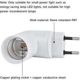 Douille plastique Support de lampe Base ampoule e27