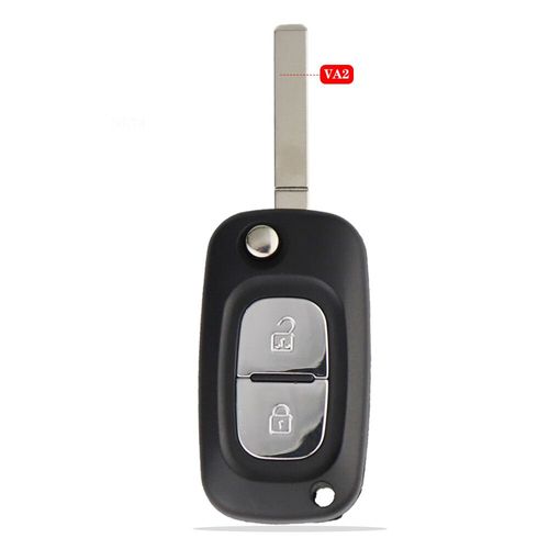 Yiqfeast-Coque De Cl  Distance,2/3 Boutons,Lame Non Coupe De,Renault Clio 3,Oke,Goo,Master,Modus,Twingo,2006-2016,In Filp - Type 2