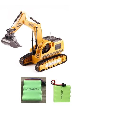 YK54-8070E-2B - Grue technique tlcommande, vhicule, jouets, lumire LED 8070E, pelle sur chenilles RC, support de fond en alliage pour camion, Version amliore