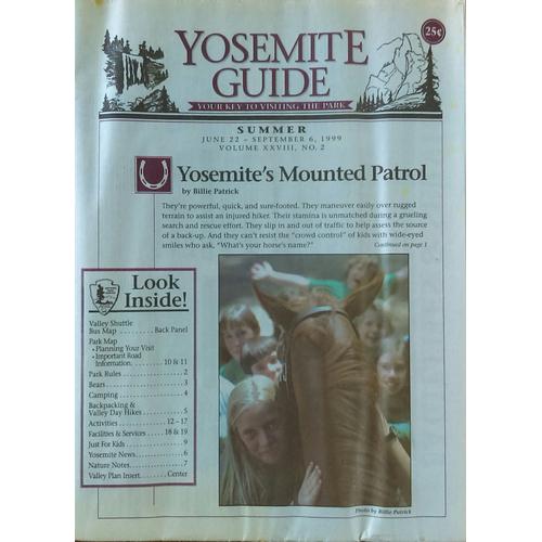 Yosemite Guide En Anglais Anne 1999