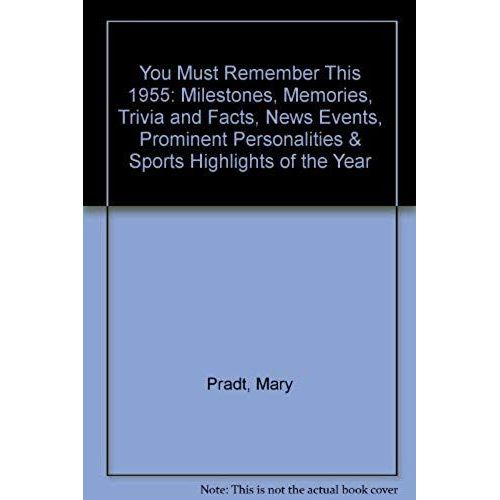 You Must Remember This 1955: Milestones, Memories, Trivia And Facts, News Events, Prominent Personalities & Sports Highlights Of The Year   de Betsy Dexter  Format Broch 