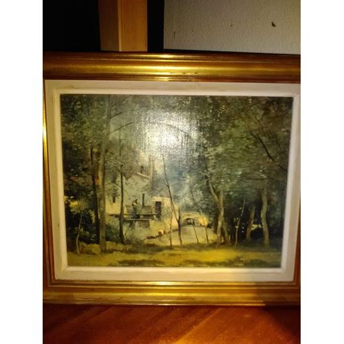 Ype: Procd Lithographique Thme: Paysage Caractristiques: Sur Toile Dimensions: 41 X 56 Cm Genre: Fauvisme Support: Sur Tissu