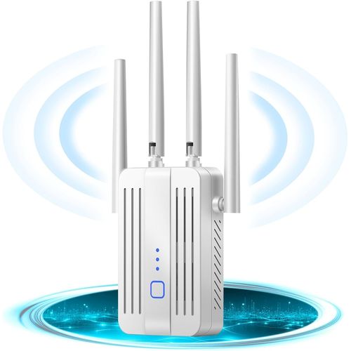 ytseazn-2025 Rpteur Wifi Extrieur Puissant,Extenseur Wifi 300Mbps 2.4Ghz Avec Port Lan,Amplificateur Wifi Facile  Configurer,Compatible Avec Routeurs Et Modems