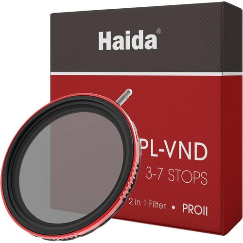 Ytseazn-72mm Cpl-Vnd Filtre 2 En 1  Filtre Polarisant Filtre Nd Variable 3-7 Stops Nd8 Nd16 Nd32 Nd64 Nd128